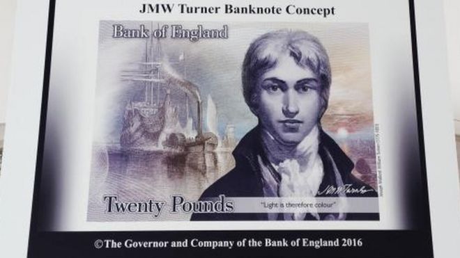 Концепция банкнот JMW Turner