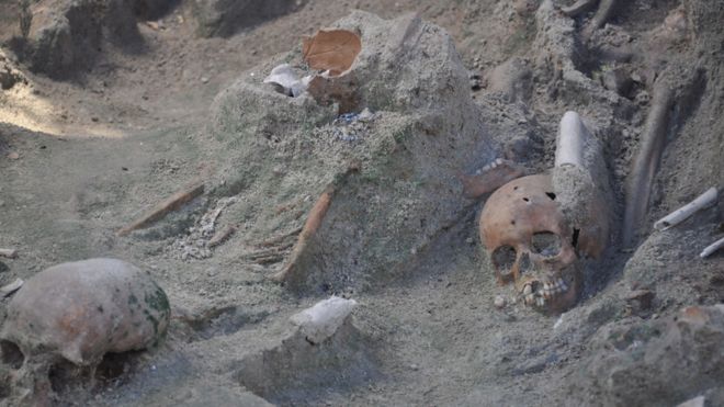 Image result for 3.	230 Skeletons found in mass grave in Sri Lanka