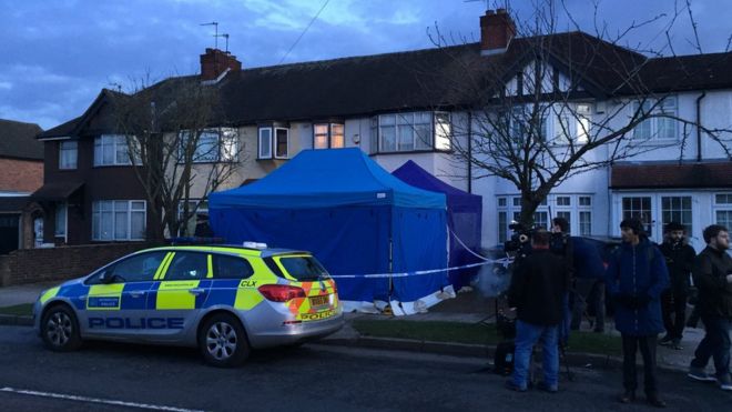 Полиция у дома Глушкова