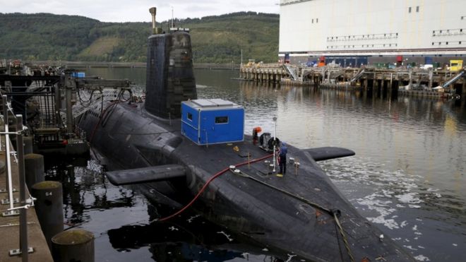 Подводная лодка в Faslane