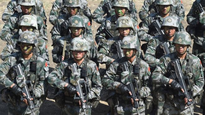 Китайские солдаты