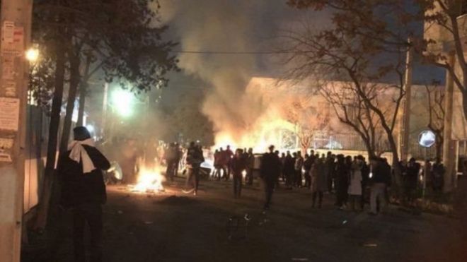 درگیری ۳۰ بهمن در محدوده خیابان پاسداران تهران