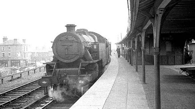 Станция Денби в апреле 1962 г.