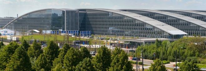 Новые здания НАТО в штаб-квартире НАТО в Брюсселе 23 мая 2017 года