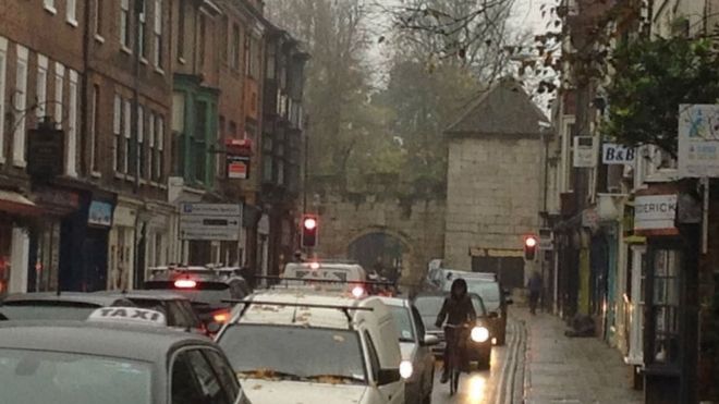 2 5m plans to improve york city centre traffic approved bbc news
