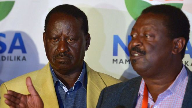 Bw Odinga na Bw Mudavadi