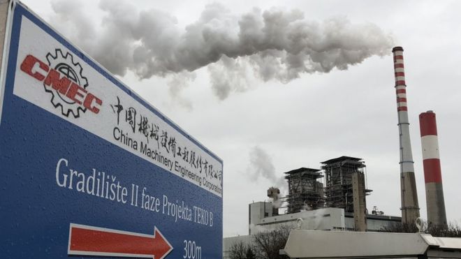 Поддерживаемый Китаем угольный завод в Сербии