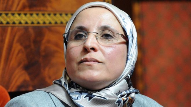 Министр солидарности, женщин и семьи Марокко Бассима Хаккауи. Фото: 16 апреля 2012 г.