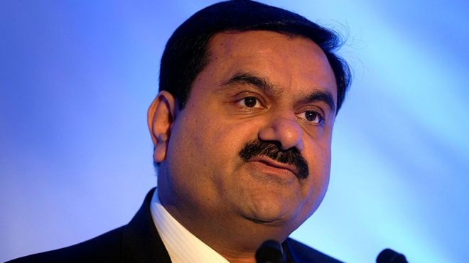 El empresario Gautam Adani