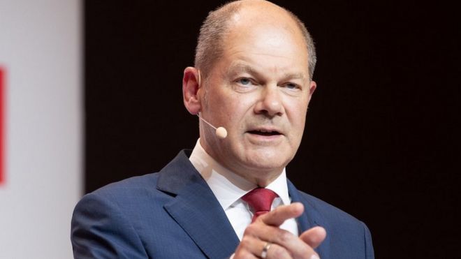 Olaf Scholz.