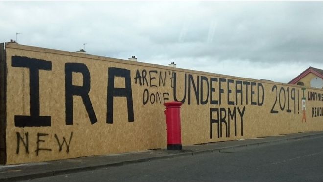Новая фреска IRA в Дерри, сделанная в 2019 году