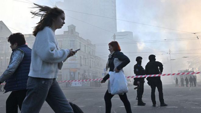 در حملات قبلی، روسیه موفق شده بود با پهپادهای انتحاری کی‌یف را نیز هدف قرار دهد