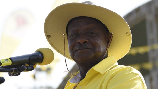 Президент Йовери Мусевени