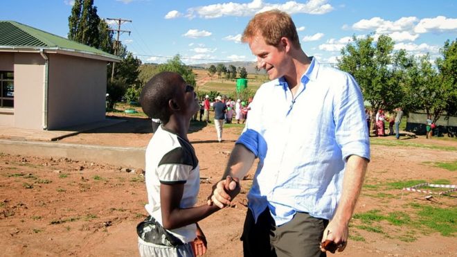 Принц Гарри в Лесото
