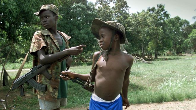 Дети-солдаты в Сьерра-Леоне