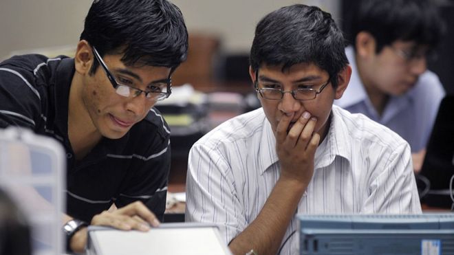 Estudiantes en Perú