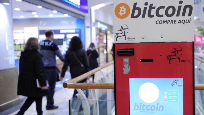 Cajero automático de bitcoin en Barcelona, España