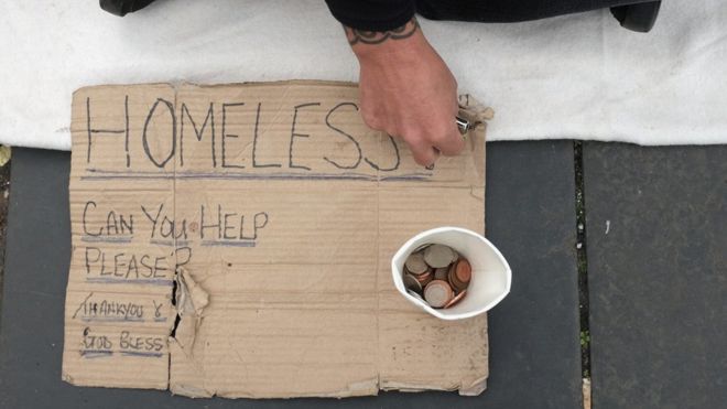 В Британии более 300 000 бездомных