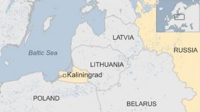 Калининградская карта
