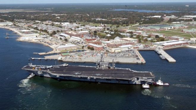 Нападение в прошлом месяце произошло на военно-морской авиабазе Пенсакола, Флорида