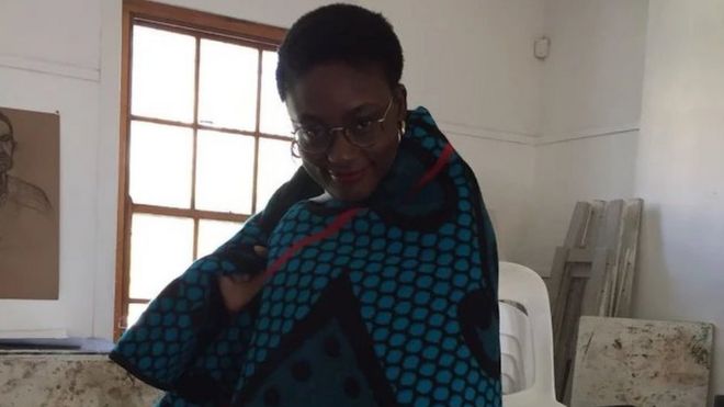 Mayeni положить традиционное одеяло Basotho