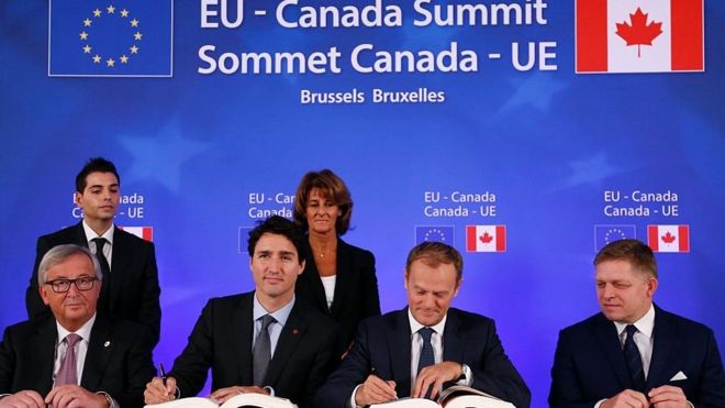 Торговый саммит ЕС-Канада