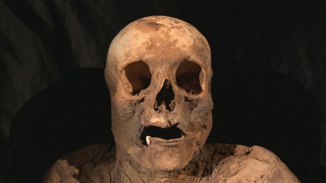 Mummified body of Anna Catharina Bischoff found in Basel
