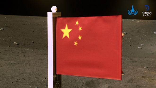 China becomes second nation to plant flag on the Moon BBC News