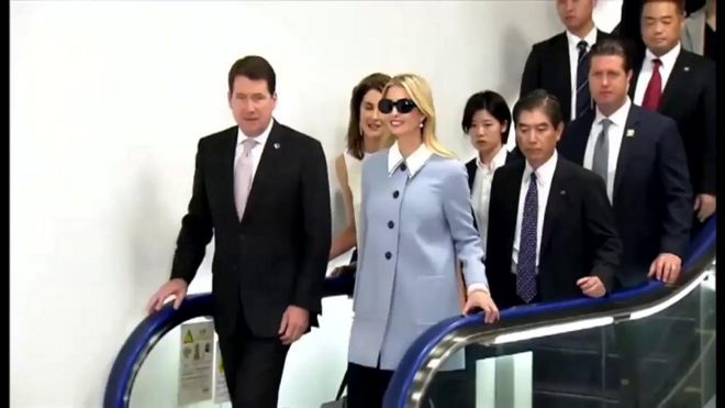 イバンカさん来日　
