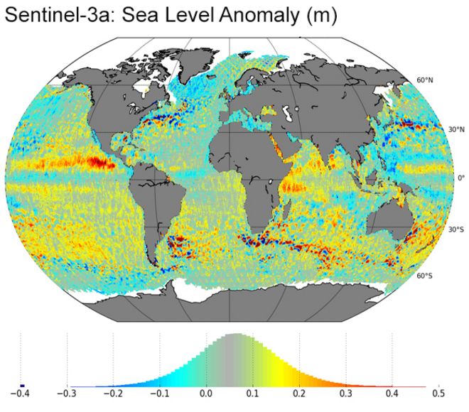 Аномалия уровня моря S-3a