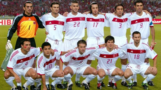 2002'de dünya üçüncüsü olan Türk milli takımı