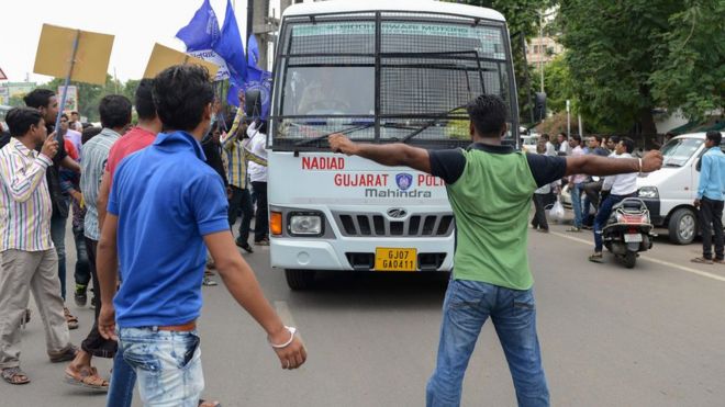 Demons display in Gujarat
