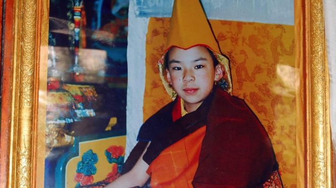 Фотография нового Панчен-ламы, избранного Китаем