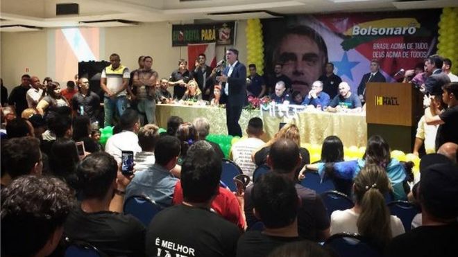 Bolsonaro fala em Belém