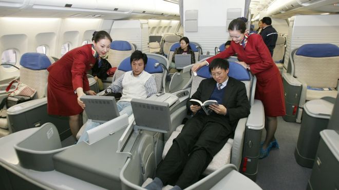 Интерьер Air China A380