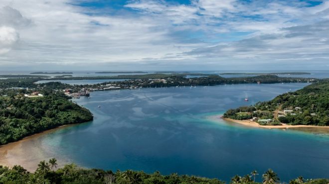 La isla pacífica de Tonga