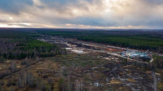 Станция "Шиес"
