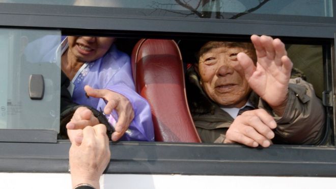 Воссоединения семей, разлученных Корейской войной, состоялись более чем за три года в феврале 2014 года