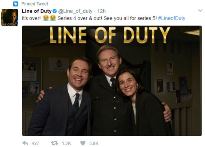 Line of Duty твит