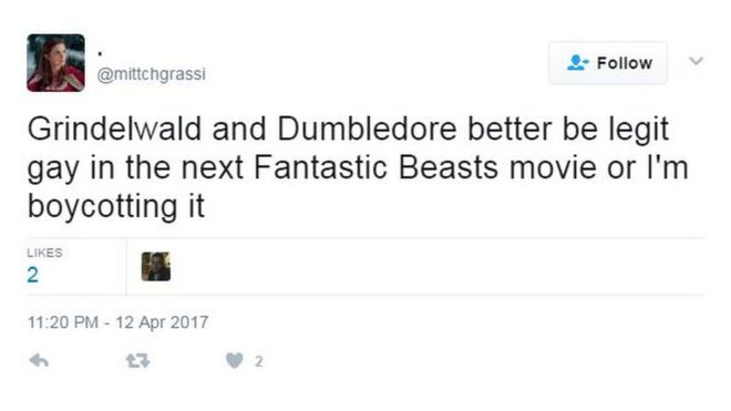Гриндельвальд и Дамблдор лучше быть законными геями в следующем фильме «Фантастические звери», или я его бойкотирую