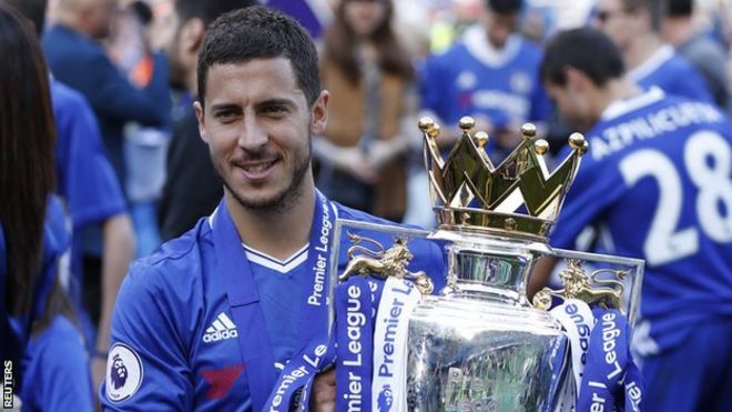 Chelsea forward Eden Hazard