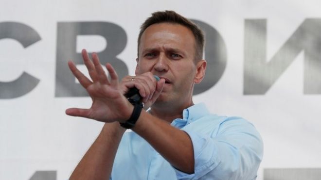 Alexei Navalny in July 2020