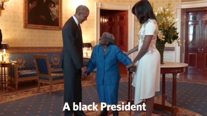 106歳の黒人女性、念願のホワイトハウスで感動