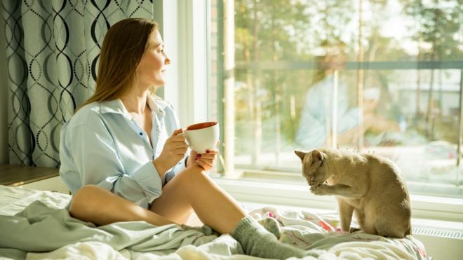Женщина и кошка