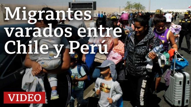 Tacna, la frontera en el desierto escenario de la crisis migratoria entre Perú y Chile | BBC Mundo