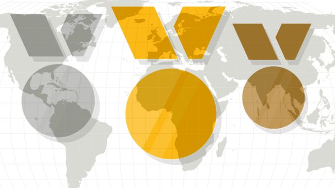 【五輪・パラ】　各国の獲得メダル一覧　
