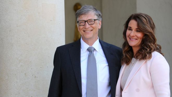Bill dan Melinda Gates pada 2017