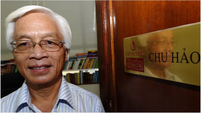 Ảnh chụp Giáo sư Chu Hảo hồi năm 2010.