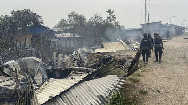 Papua: Kerusuhan Di Dogiyai, Puluhan Bangunan Terbakar Situasi Disebut ...