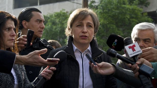 La periodista Carmen Aristegui ha sido víctima de ciber espionaje.
